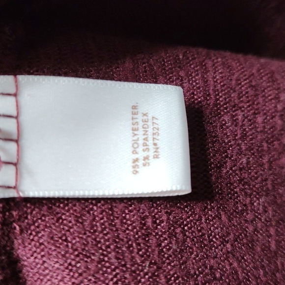 Lauren Conrad Burgundy Sweater Size XXL - Picture 4 of 4